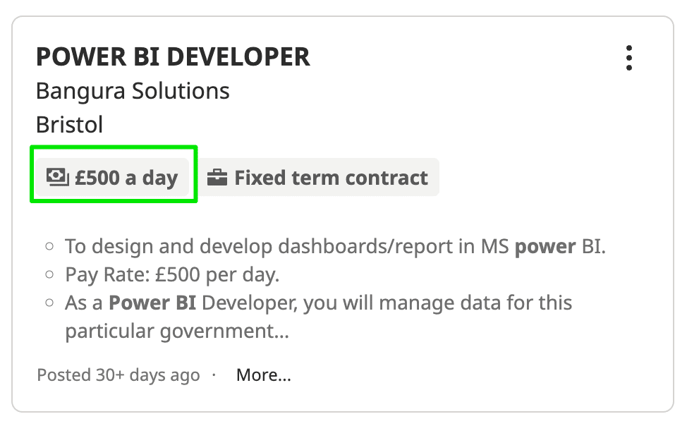 contract power bi developer